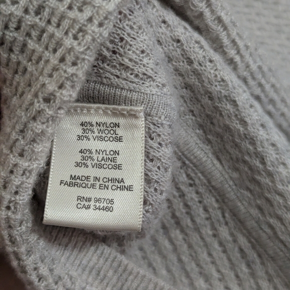 Rebecca Taylor grey silver crop cardigan sweater size XS - Picture 5 of 7